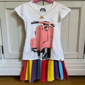 Mini Shatsu double layer scooter dress
